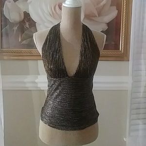 Shimmery Classy Halter Top... New without tags